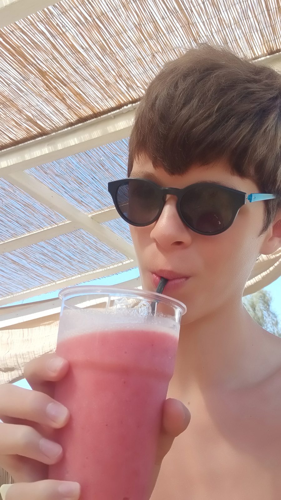 Riccardo Ciapetti in un momento di relax estivo